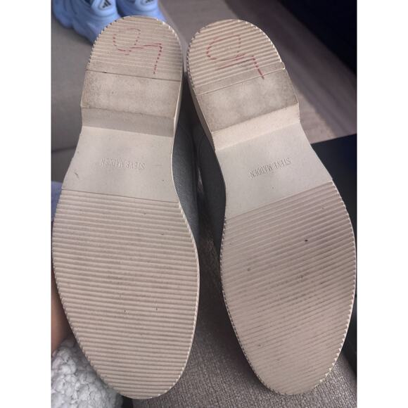 Steve Madden Men’s Grey Canvas Oxford Shoes Lace Up Size 10 Gray & Brown - Picture 13 of 13